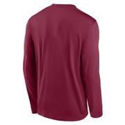 Florida State Nike Courtside Dri-Fit Practice Long Sleeve Tee